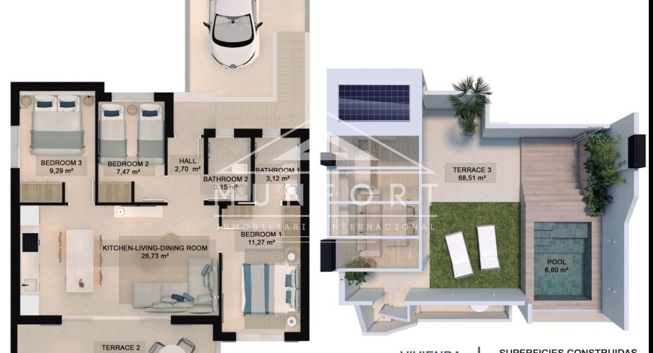 Återförsäljning - Bungalows -
Pilar de la Horadada - Torre de la Horadada