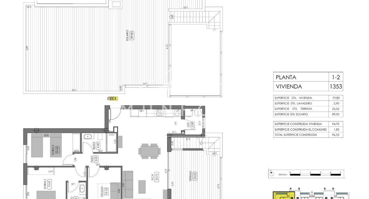 Herverkoop - Appartementen -
Algorfa - Club de Golf La Finca - Algorfa