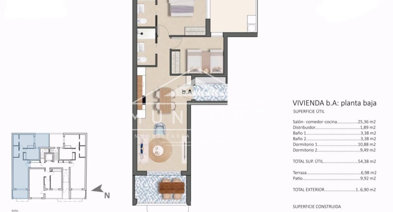 Herverkoop - Appartementen -
Pilar de la Horadada - Torre de la Horadada