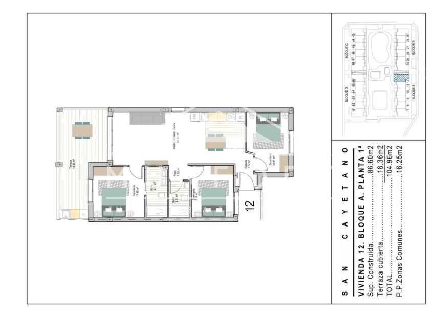 Herverkoop - Appartementen -
San Javier - San Cayetano