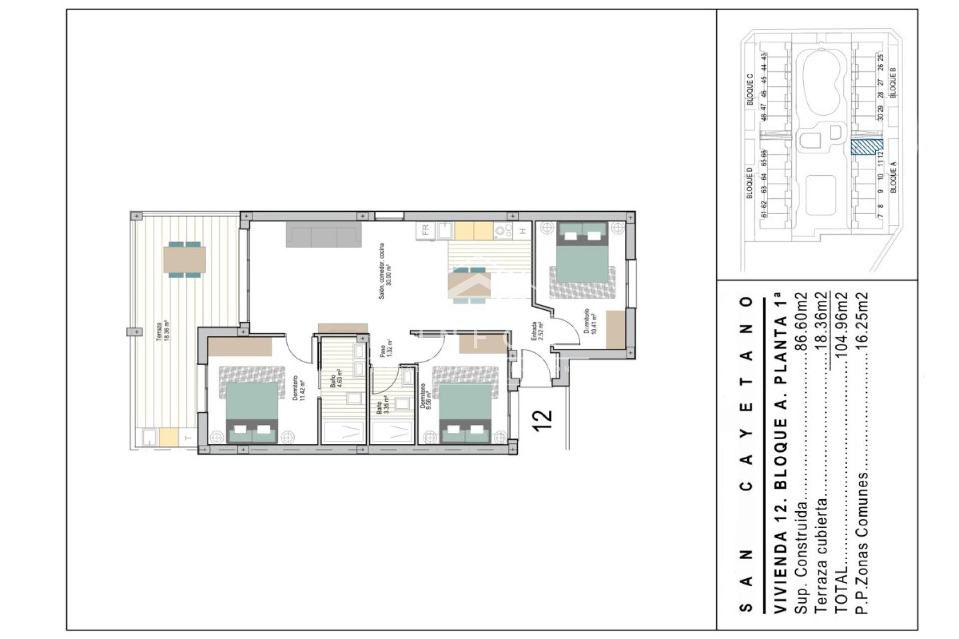 Herverkoop - Appartementen -
San Javier - San Cayetano