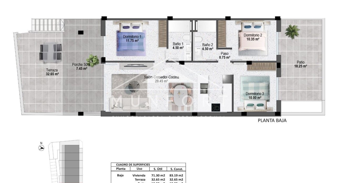 Herverkoop - Bungalows -
Pilar de la Horadada