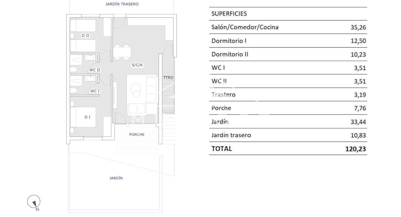 Herverkoop - Bungalows -
San Miguel de Salinas