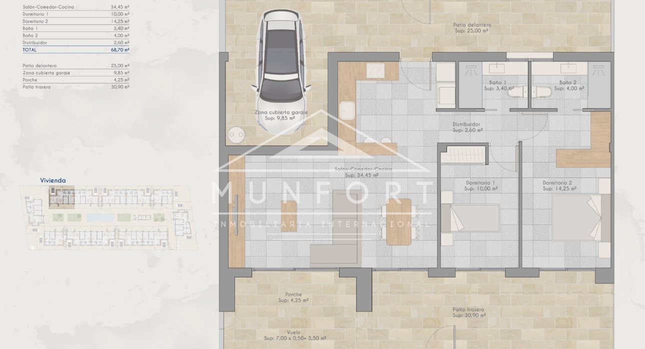 Herverkoop - Bungalows -
Torre-Pacheco