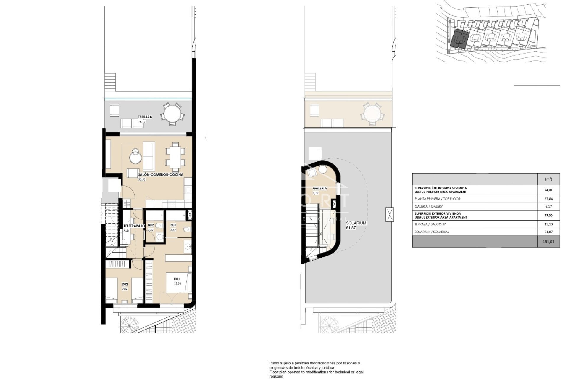 Herverkoop - Bungalows -
Torrevieja - La Mata - Torrevieja