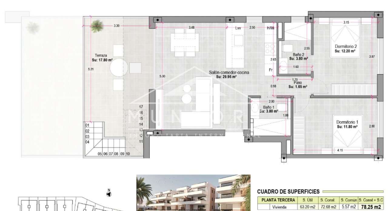 Herverkoop - Penthouses -
Alhama de Murcia - Condado de Alhama