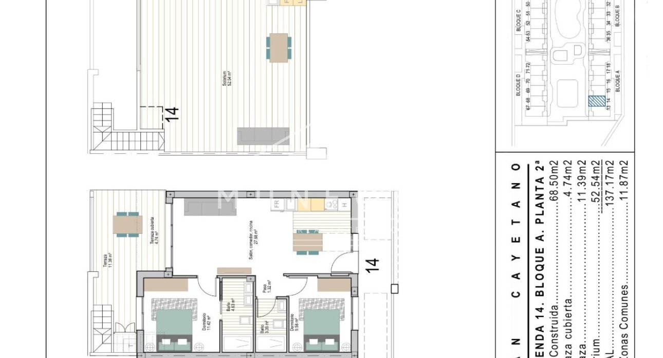 Herverkoop - Penthouses -
San Javier - San Cayetano