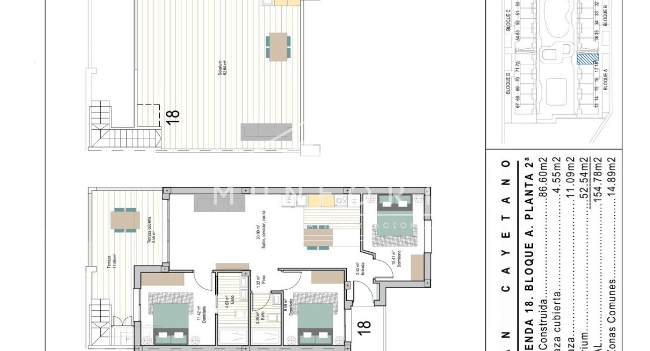 Herverkoop - Penthouses -
San Javier - San Cayetano