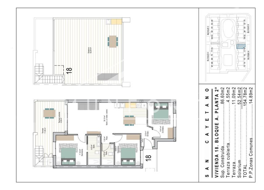Herverkoop - Penthouses -
San Javier - San Cayetano
