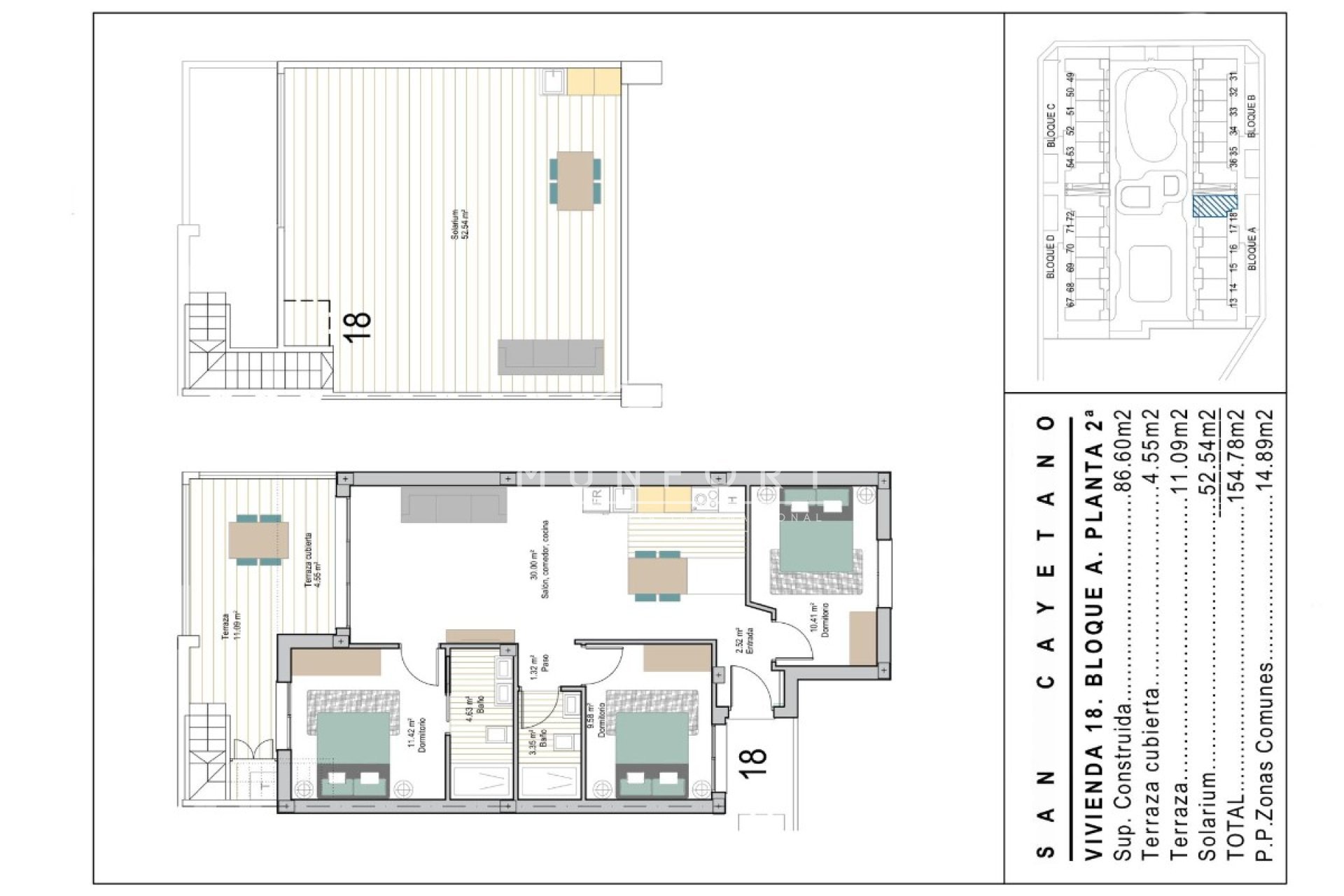 Herverkoop - Penthouses -
San Javier - San Cayetano