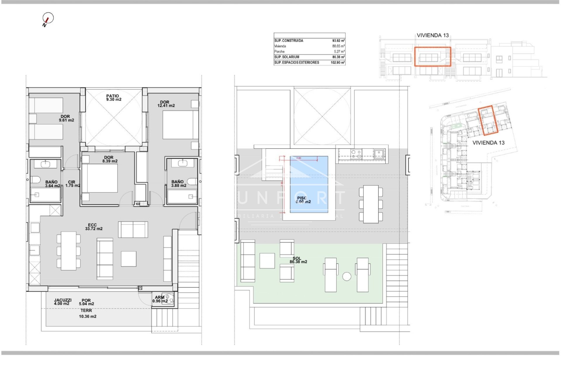 Neue Gebäude - Bungalows -
Pilar de la Horadada