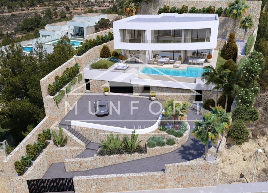 Neue Gebäude - Luxusvillen -
Calpe