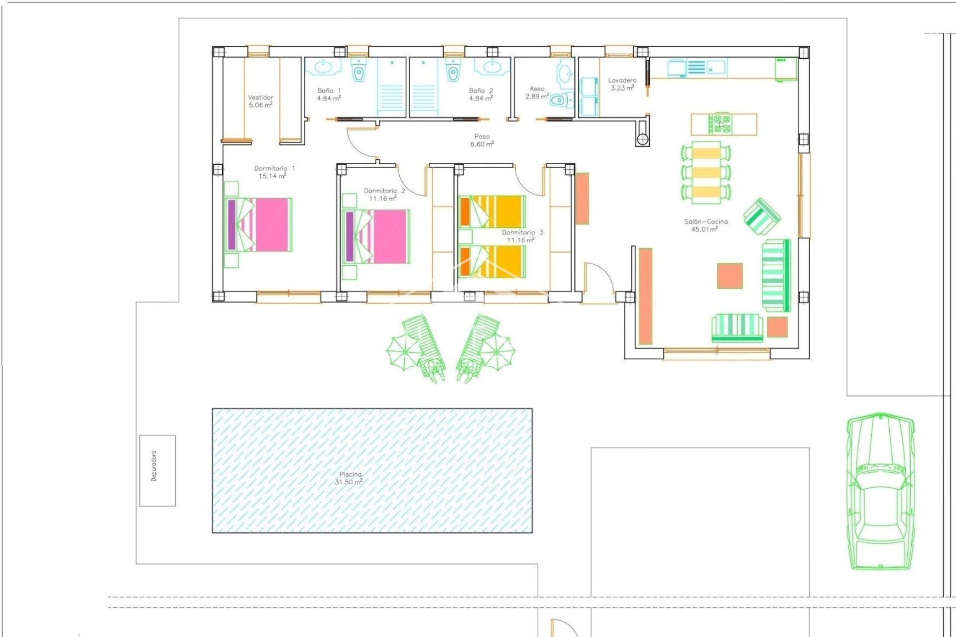 Nieuwbouw Woningen - Villa's -
Calasparra