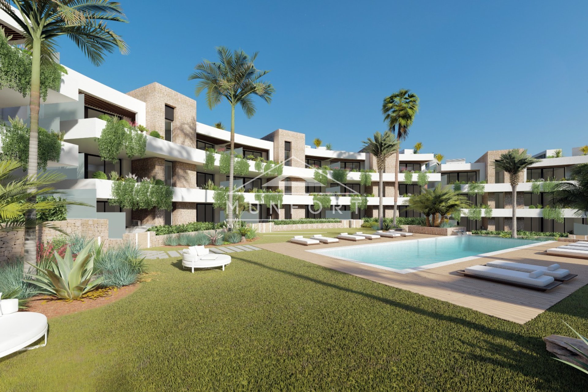 Obra nueva - Apartamentos -
La Manga