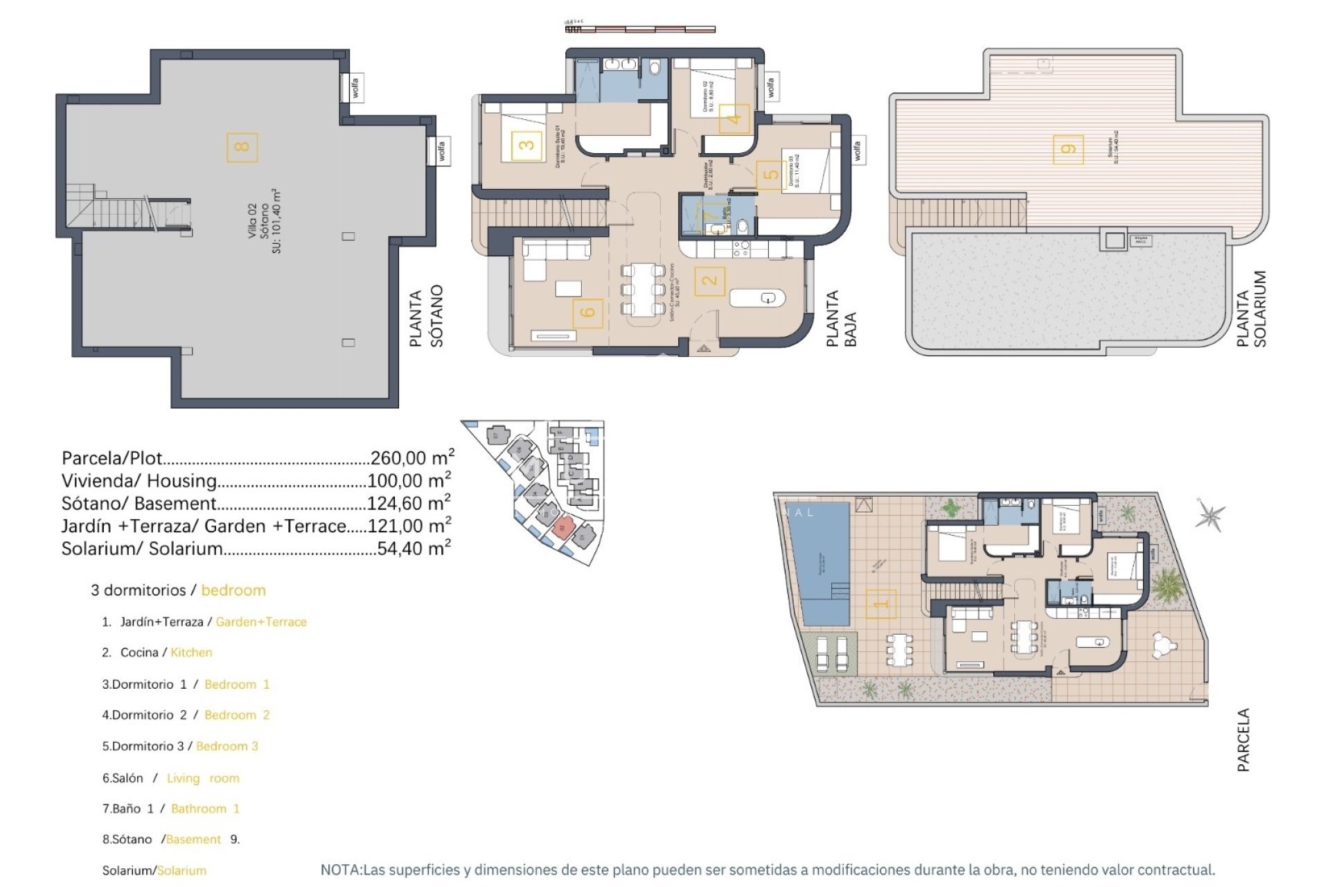 Obra nueva - Villas -
Alcázares, Los - Los Alc&aacute;zares