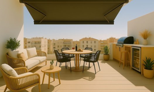 Penthouses - Herverkoop -
            Guardamar del Segura - AI001-N-D