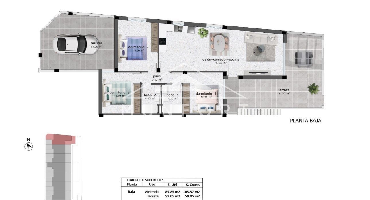 Resale - Bungalows -
Pilar de la Horadada