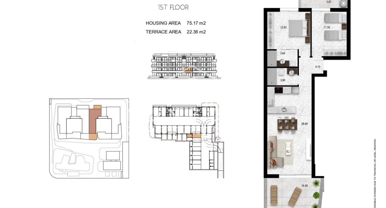 Resale - Penthouses -
Orihuela Costa - Lomas de Cabo Roig
