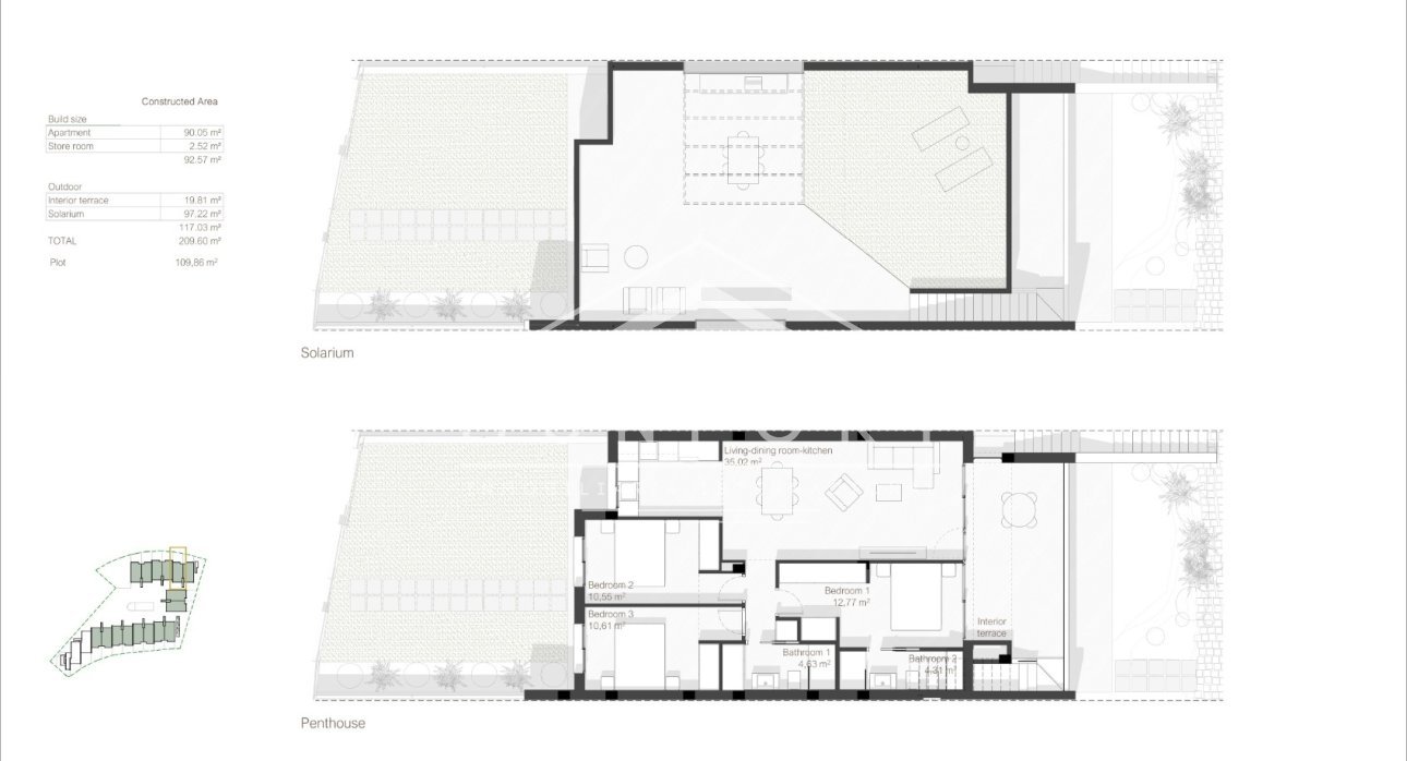 Resale - Penthouses -
San Javier - Roda