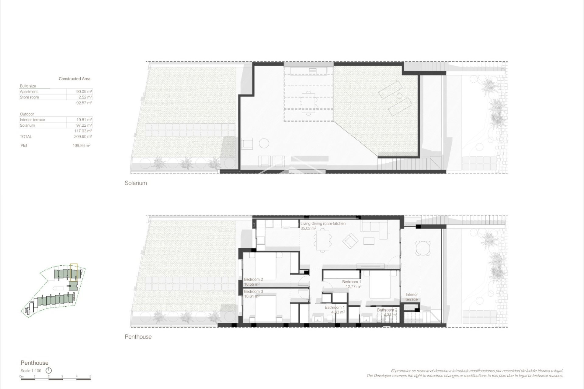 Resale - Penthouses -
San Javier - Roda