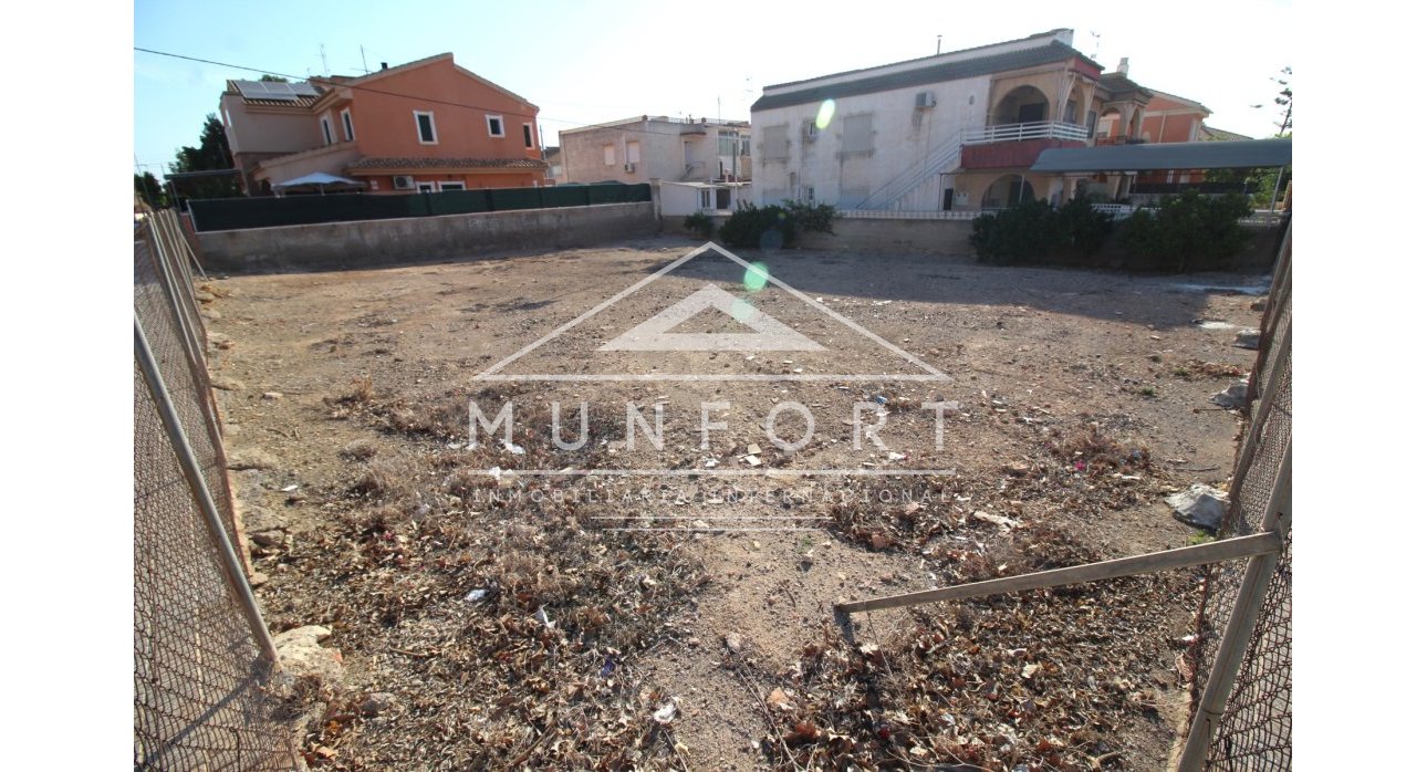 Resale - Plots -
Alcázares, Los - Los Narejos