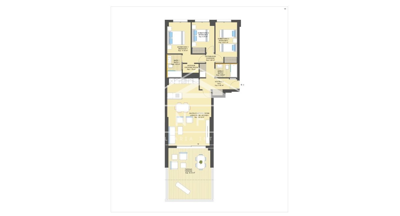 Revente - Appartements -
Orihuela Costa - Dehesa de Campoamor