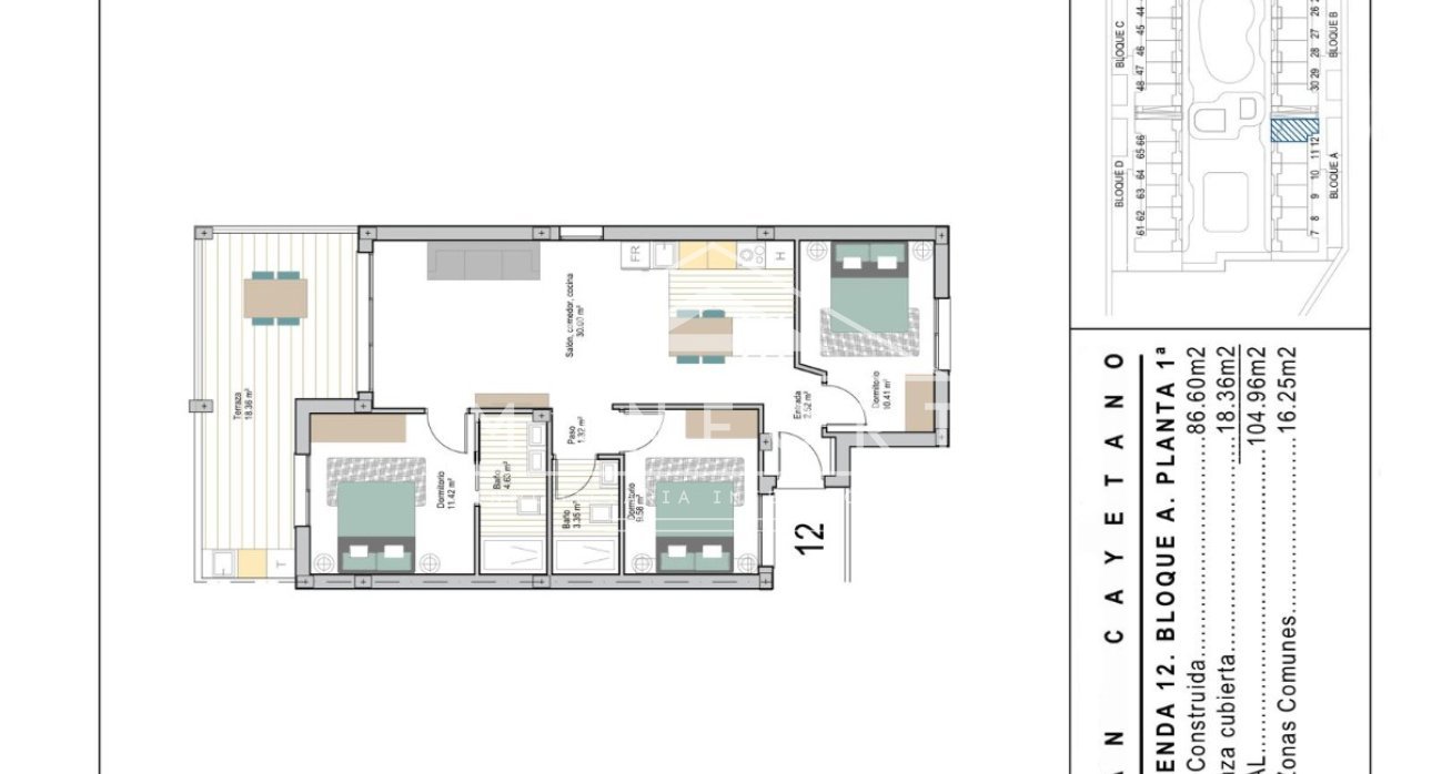 Revente - Appartements -
San Javier - San Cayetano