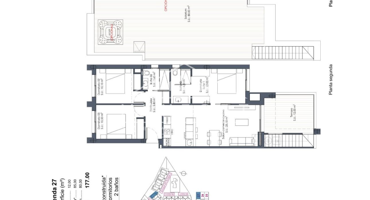 Revente - Penthouses -
Alcázares, Los - La Serena Golf - Los Alcázares