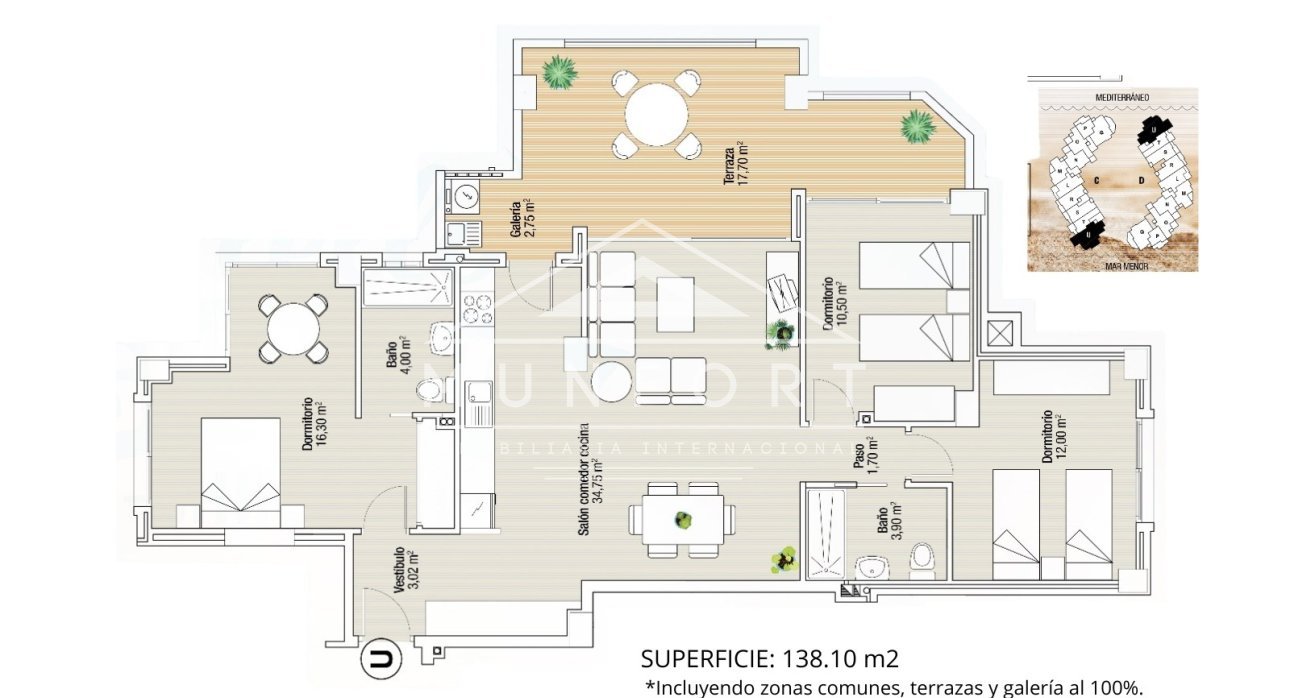 Revente - Penthouses -
Cartagena - La Manga