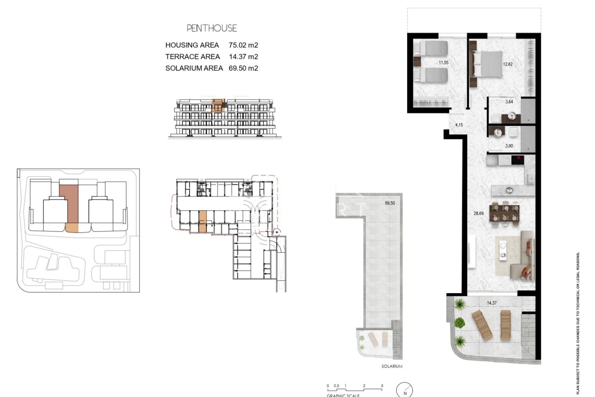 Revente - Penthouses -
Orihuela Costa - Lomas de Cabo Roig