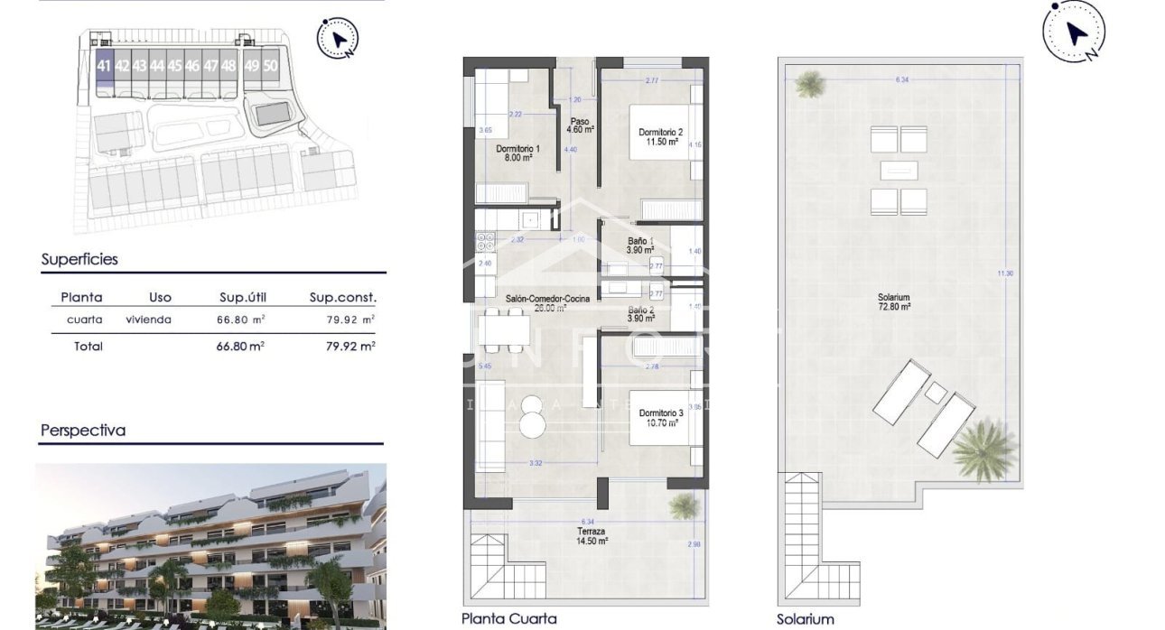 Revente - Penthouses -
Santiago de la Ribera