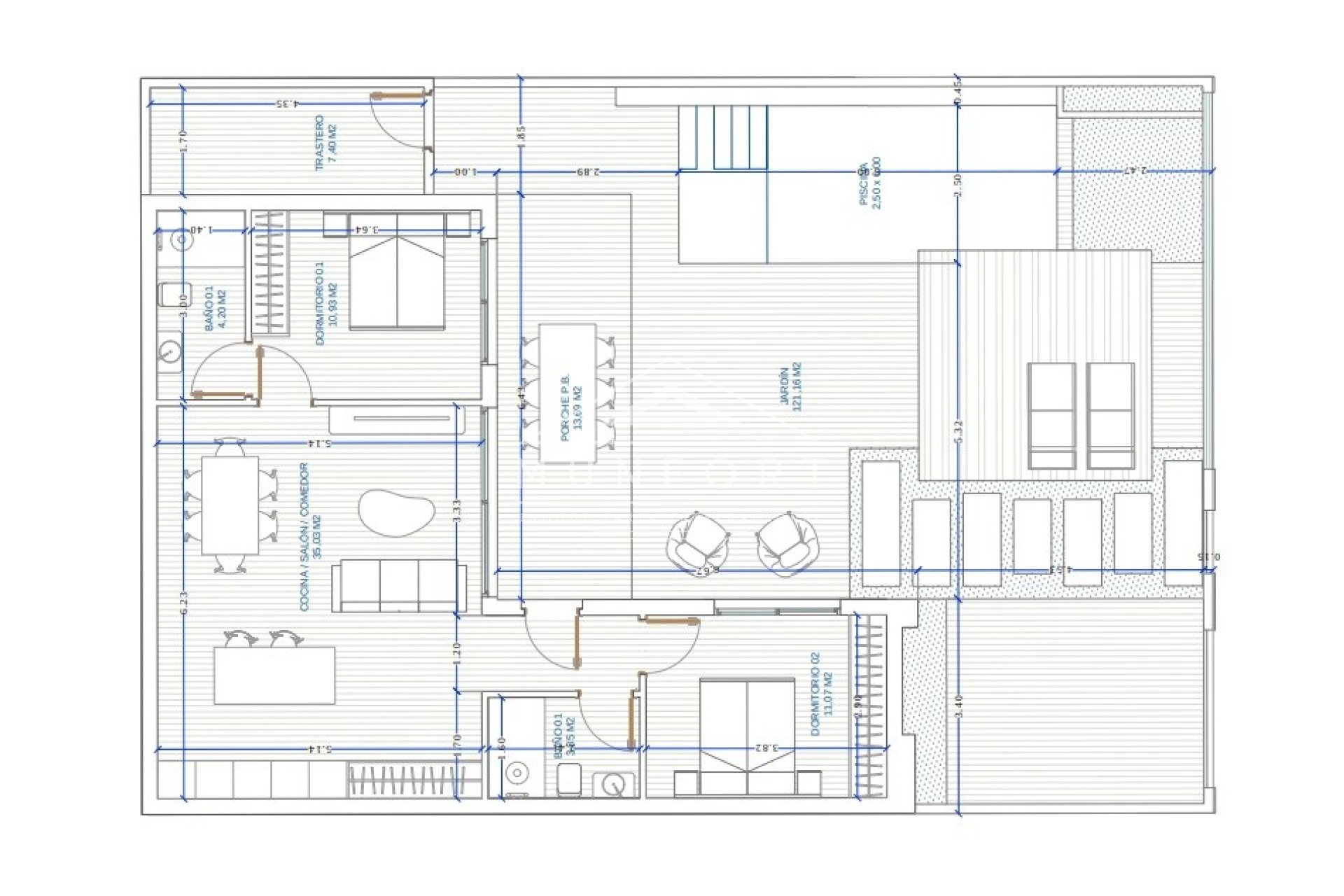 Revente - Villas -
Torre-Pacheco - Roldán