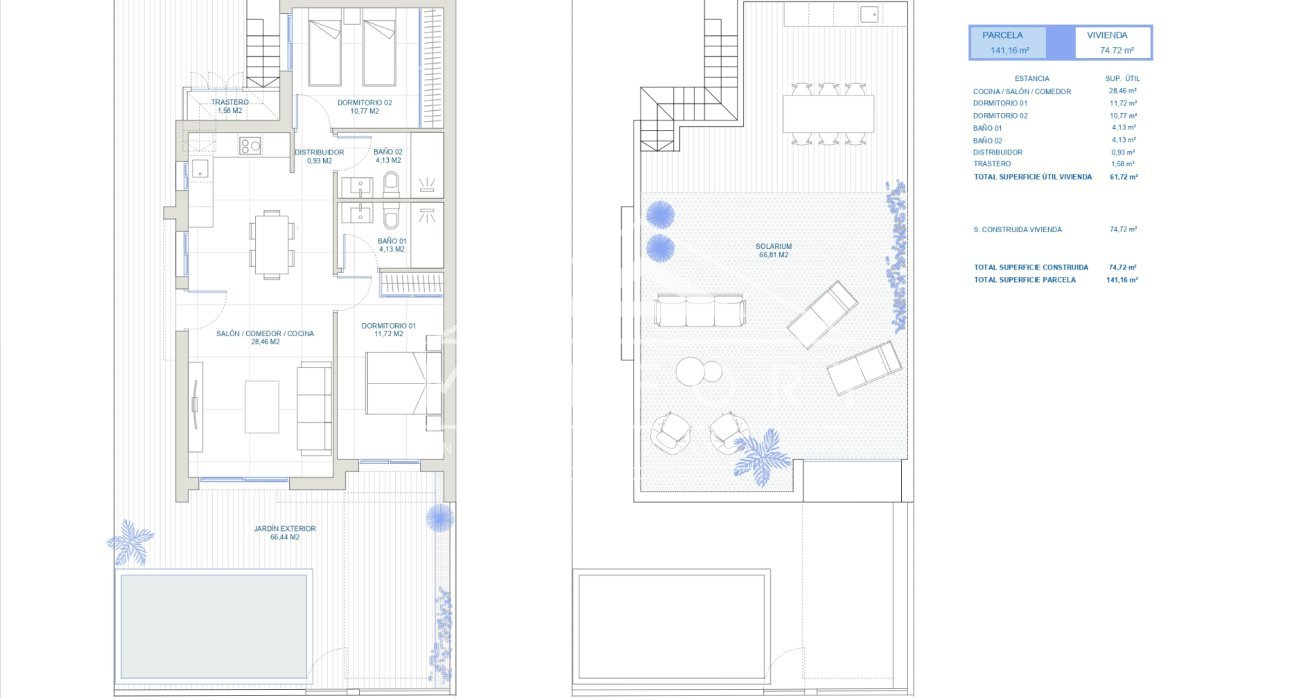 Revente - Villas -
Torre-Pacheco - Roldán
