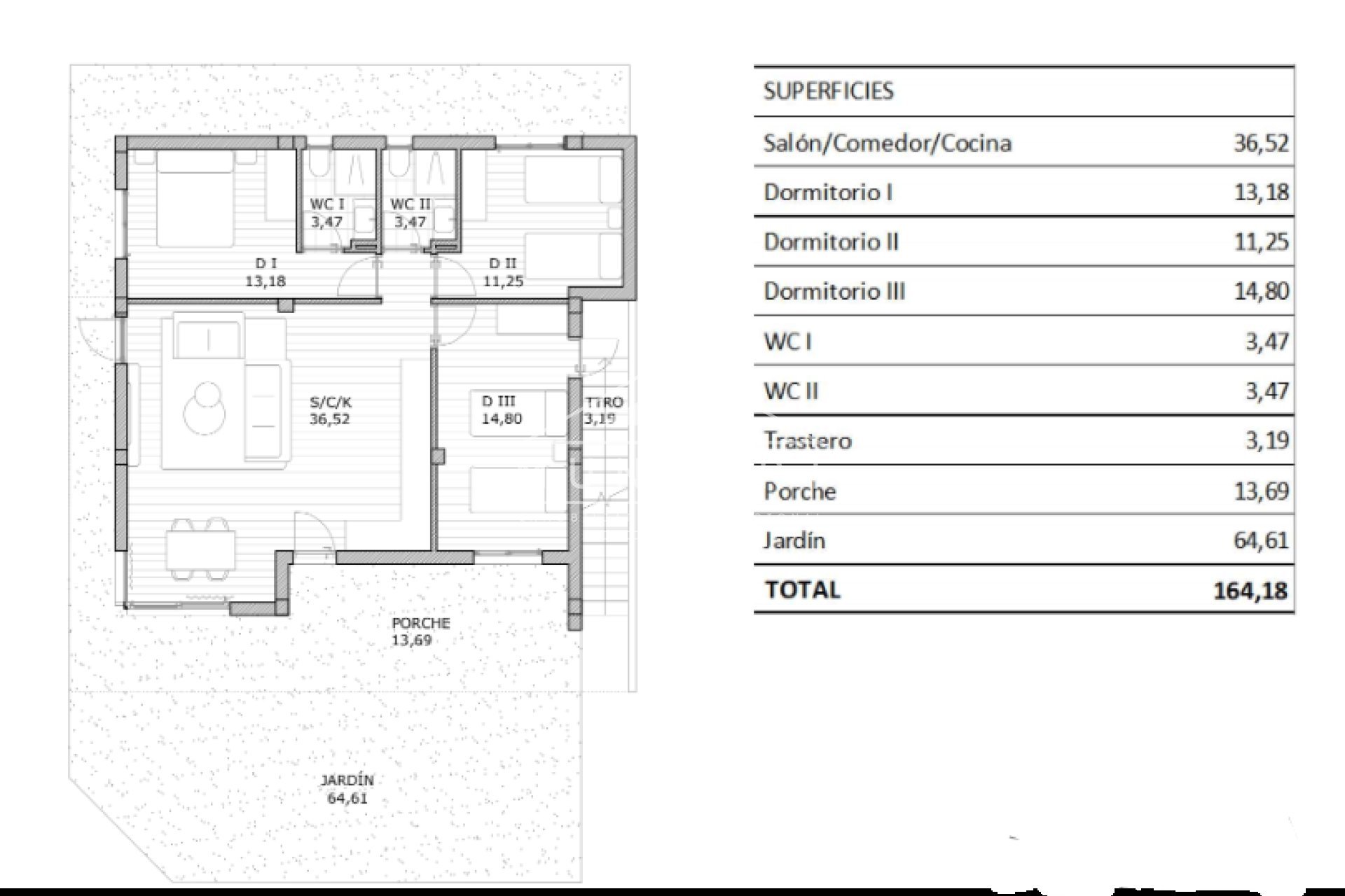 Segunda mano - Bungalows -
San Miguel de Salinas