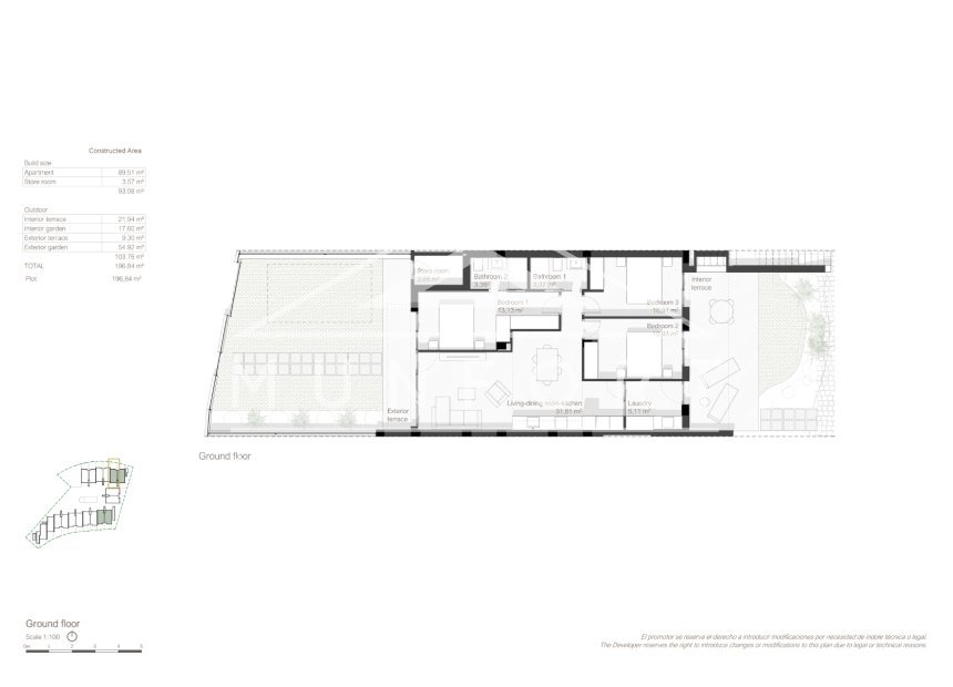 Videresalg - Bungalower -
San Javier - Roda