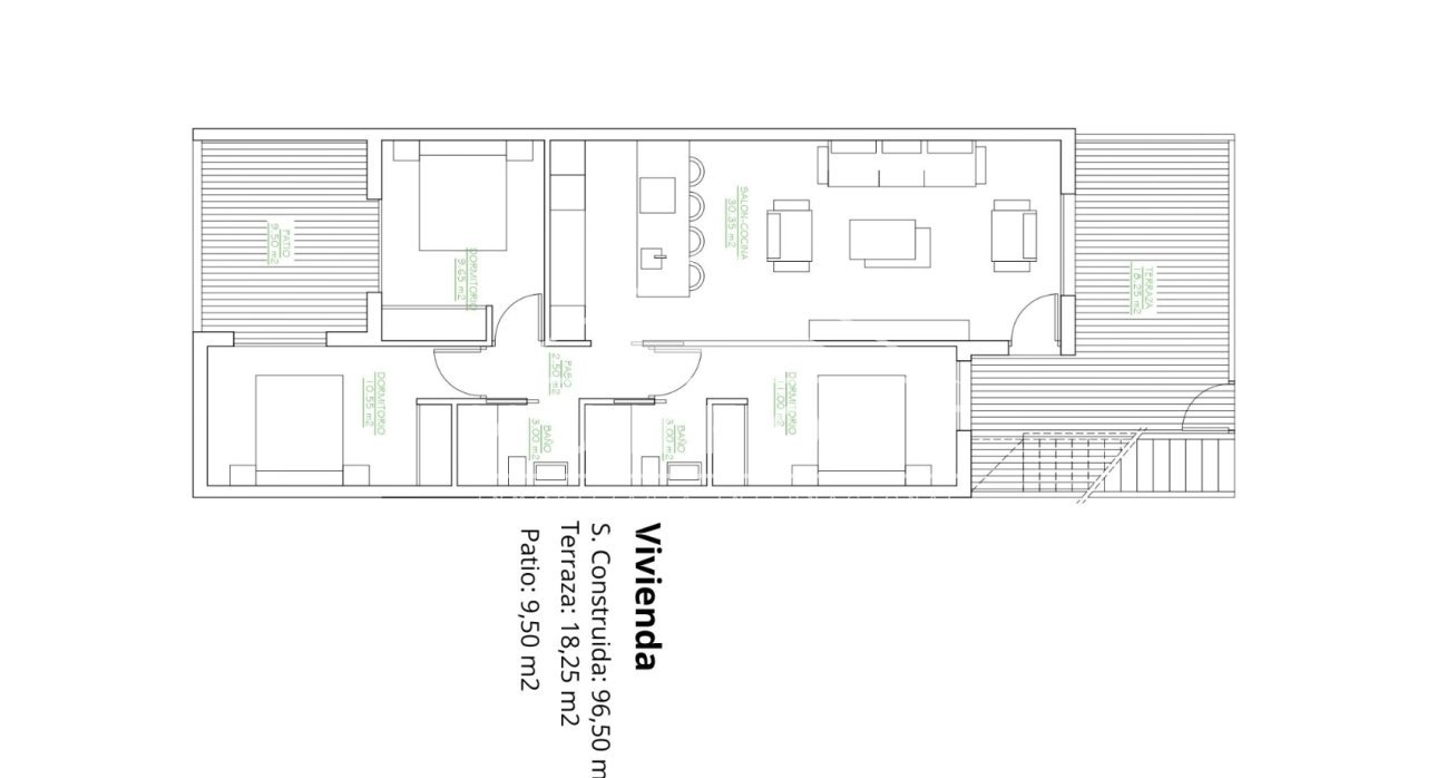 Videresalg - Bungalower -
San Pedro del Pinatar