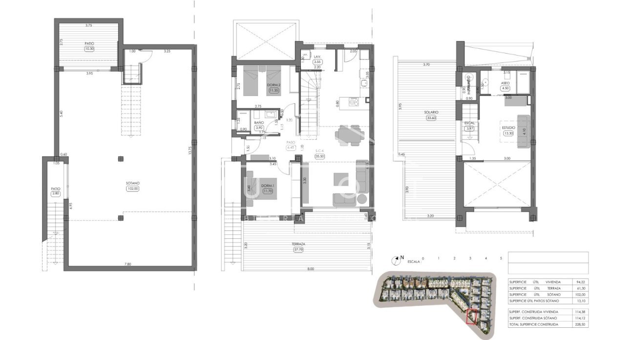 Videresalg - Villaer -
Algorfa - Club de Golf La Finca - Algorfa