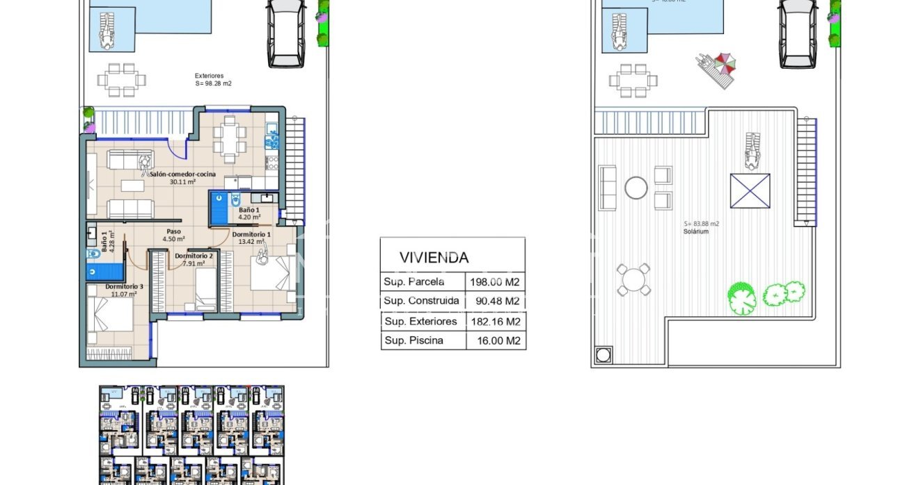 Videresalg - Villaer -
Torre-Pacheco