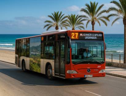 Transport in the Costa Blanca and Costa Cálida: how to get around the Mediterranean easily and comfortably